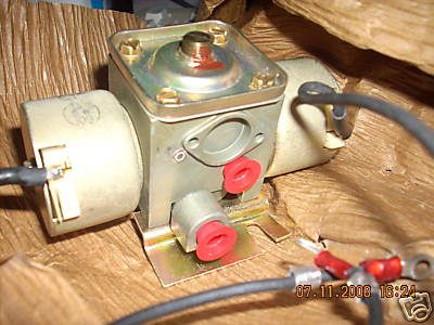 Stewart Warner Fuel control valve solenoid 24 v G704076